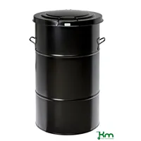 Kongamek Müllsackständer KM115SF, Abfallbehälter 115 Liter, 490x490x805mm (BxLxH), schwarz 7350074801588 Kongamek