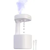 Carlo Milano Antigravity-LED-Luftbefeuchter, USB-C, 500 ml Wassertank