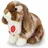 Hermann Teddy Collection Hase 20 cm Dunkelbraun/Weiß gescheckt