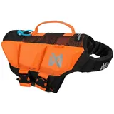 Non-stop dogwear Schwimmweste Schwimmweste Protector Life Jacket schwarz/orange Größe: 3 / Brustumfang: 40 - 56 cm / Gewicht: 3 - 7 kg