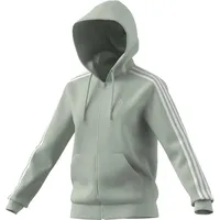 Adidas Damen Kapuzenjacke Essentials 3-Streifen Hoodie IY1730 XL - Linen Green - XL