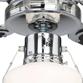 ETC Shop Deckenventilator 41,5 cm mit Licht RGB