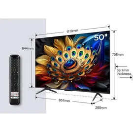 TCL 50C655 50 Zoll QLED 4K Google TV