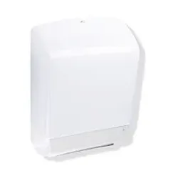 Hewi 477 active+ Papierhandtuchspender 477.06D6000598 Kunststoff signalweiß, antimikrobiell, Behälter weiß transluzent