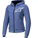Alpinestars Stella Chrome V2 Sport Reißverschlusspullover - Blue / Violet / White - L