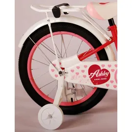 Volare Ashley Kinderfahrrad - Mädchen - 18 Zoll - Rosa/Rot