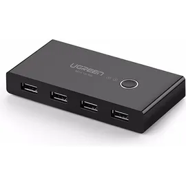 UGREEN USB 2.0 2x4 KVM-Switch Schwarz