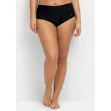 sheego Bikini-Hose Damen Schwarz 52