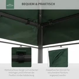 Outsunny Ersatzdach 3 x 4 m Grün