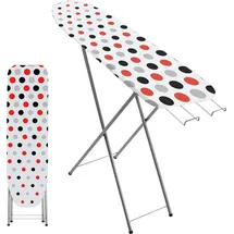 Kadax Bügelbrett mit Fach, 104x30cm Dampfbügelbrett - KADAX