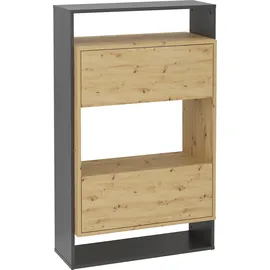 FMD Hängeschrank "Verona", braun (matera, artisan eiche), B:68,5cm H:112,7cm T:33cm, Holzwerkstoff, Schränke, Hängeschrank, Breite 68,5 cm