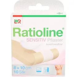 Rausch RATIOLINE sensitive Wundschnellverband 8 cmx1 m Verbandsmaterial   