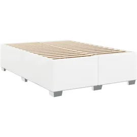 vidaXL Boxspringbett 140 x 200 cm Weiß