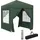 Outsunny Pavillon 2x2m Faltpavillon 4 Seitenwände mit Fenster Tragetasche Stahl