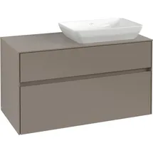 Villeroy & Boch V&B Waschtischunterschrank Collaro 100x54,8x50cm, WT r, LED 7,3 W, volc bla