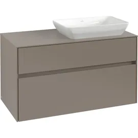 Villeroy & Boch V&B Waschtischunterschrank Collaro 100x54,8x50cm, WT r, LED 7,3 W, volc bla
