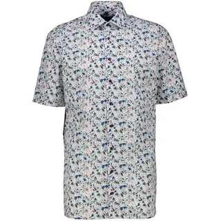 OLYMP Businesshemd Herren Businesshemd LUXOR Kurzarm Modern Fit (1-tlg) rosa 40