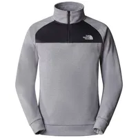 The North Face Herren Reaxion 1/4 Zip Fleece Pullover (Größe S, grau)