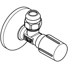 Grohe DN 15 Eckventil supersteel