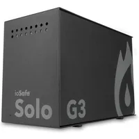ioSafe SOLO G3 (black) USB 3.0 3TB 2YR DRS (3 TB), Externe Festplatte, Schwarz