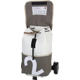 360 Grad Einkaufstasche Mole grau/weiß 50 Liter