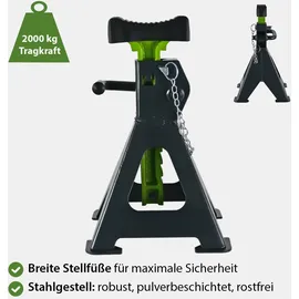 Trutzholm Unterstellbock Stahl 2 Tonnen grün