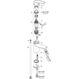 Hansgrohe Novus Auslauf Chrom