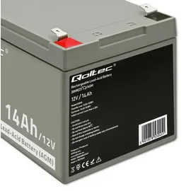 Qoltec AGM Batterie 14Ah 12V