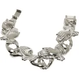 URBAN CLASSICS Pray Hands Armband Silber S/M