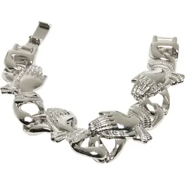 URBAN CLASSICS Pray Hands Armband Silber S/M