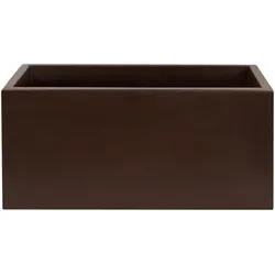 WellHome - Pflanzgefäß aus Polyethylen Bronze 60x20x20 cm