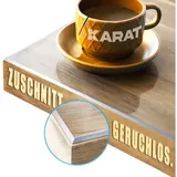 Floordirekt - Transparente Tischfolie mit abgeschrägter Kante Crystal 90 x 200 cm