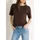 Cecil CECIL, Damen, Gr. XL (44), macchiato braun, Jersey, Obermaterial: 100% Baumwolle, unifarben, normal, hüftbedeckend, Rundhals, Shirts, aus Reiner Brown - XL