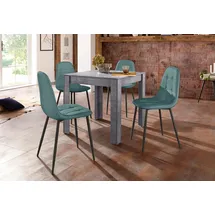 INOSIGN Essgruppe (Set, 5-tlg), mit Esstisch 80 cm breit