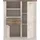 Forte Duro 109,8 x 128,3 x 41,3 cm pinie weiß/eiche antik