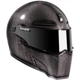 Bandit Helmets Alien II Carbon Grau S