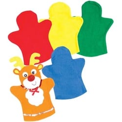 Filz-Handpuppen (pro Set 6) Flecht und Weben Bastelsets