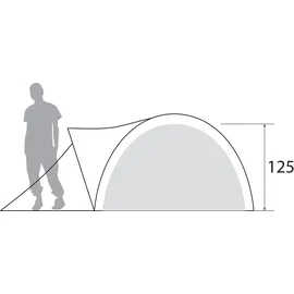 Brunner Globo 3 Kuppelzelt Grau/Mehrfarbig