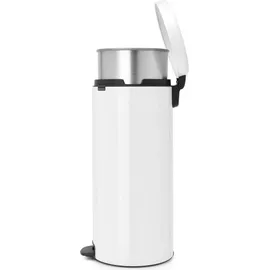 Brabantia Newicon 30 l white mit Zinkeinsatz