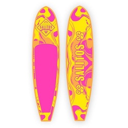 SALITOS SUP-Board Stand-Up-Paddle-Board Pink SUP Komplettset (Inkl. Tasche)