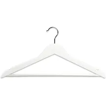 KESPER Formkleiderbügel, 12er Pack, FSC, weiß 44,5x23,5x7,2cm, weiß, Eukalyptus
