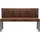 deluke Sitzbank MAURI Braun 148,5 x 84,5 x 52 cm