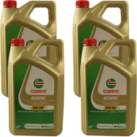 4x 5 L Castrol EDGE 5W-30 Motoröl Motorenöl Longlife 4 / BMW / MB / AUDI / VW