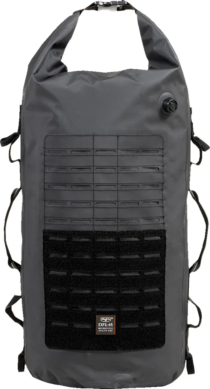 Biltwell EXFIL-65 2.0, sac à roulettes étanche - Gris/Noir