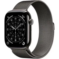 Apple Watch Series 11 GPS + Cellular 46mm Slate Titanium Milanaise Loop slate  S/M