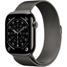 Apple Watch Series 11 GPS + Cellular 46mm Slate Titanium Milanaise Loop slate  S/M