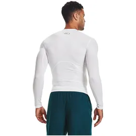 Under Armour HeatGear Armour Comp LS, White XL