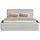 Selsey Duney - Polsterbett 200x200 mit Strukturstoff, Hellgrau - Hellgrau