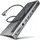 AXAGON HMC-4KX3 USB hub 3x USB-A 2x HDMI, DP, RJ-45, SD/microSD, audio, PD