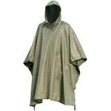 Mil-Tec Regenponcho Unisex • US Poncho aus reißfestem Ripstop Material • Mehrzweck Regenponcho Herren & Damen • Wasserdicht & extra lang • Als Outdoor Regenjacke, Regencape, Nässeschutz, Regenmantel